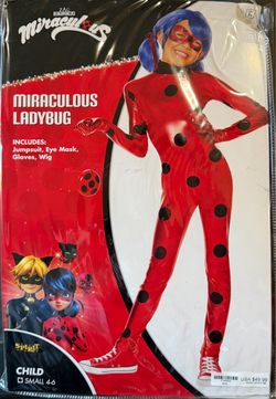 Miraculous ladybug costume - girls size S (4-6)