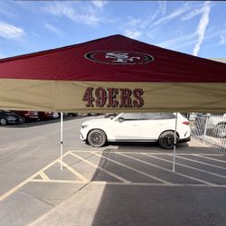 49ers NFL Tailgating Pop-up Canopy 9x9