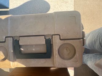 Hard Plastic Carry tackle box with Handle