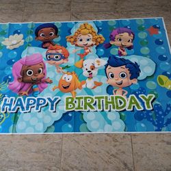 Bubble Guppies Backdrop