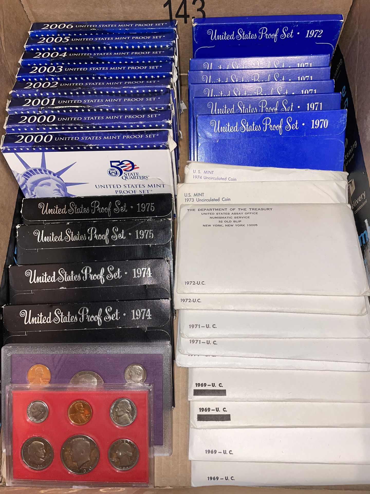 LOTS OF PROOF COIN AND MINT SETS