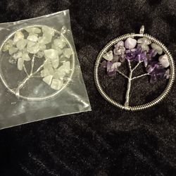 Tree Of Life Pendant With Amethyst 