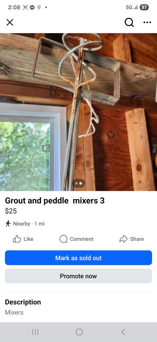 Grout And Peddle Mixers 3