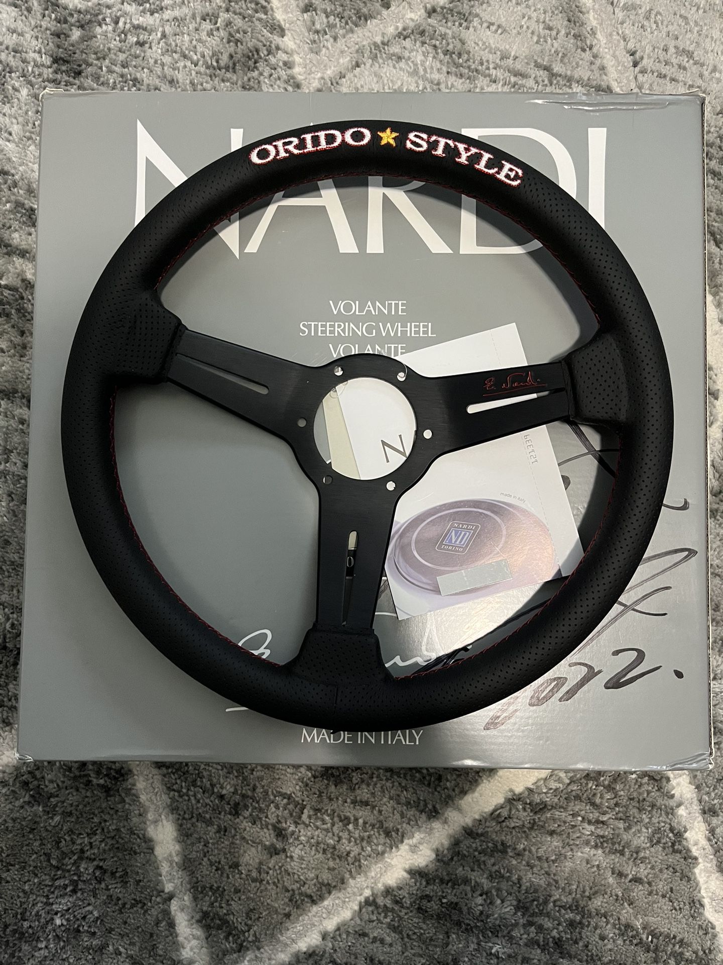Max Orido X Nardi Steering Wheel