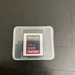 Sandisk 64gb Extreme Pro CFexpress Type B Card Cf Express 