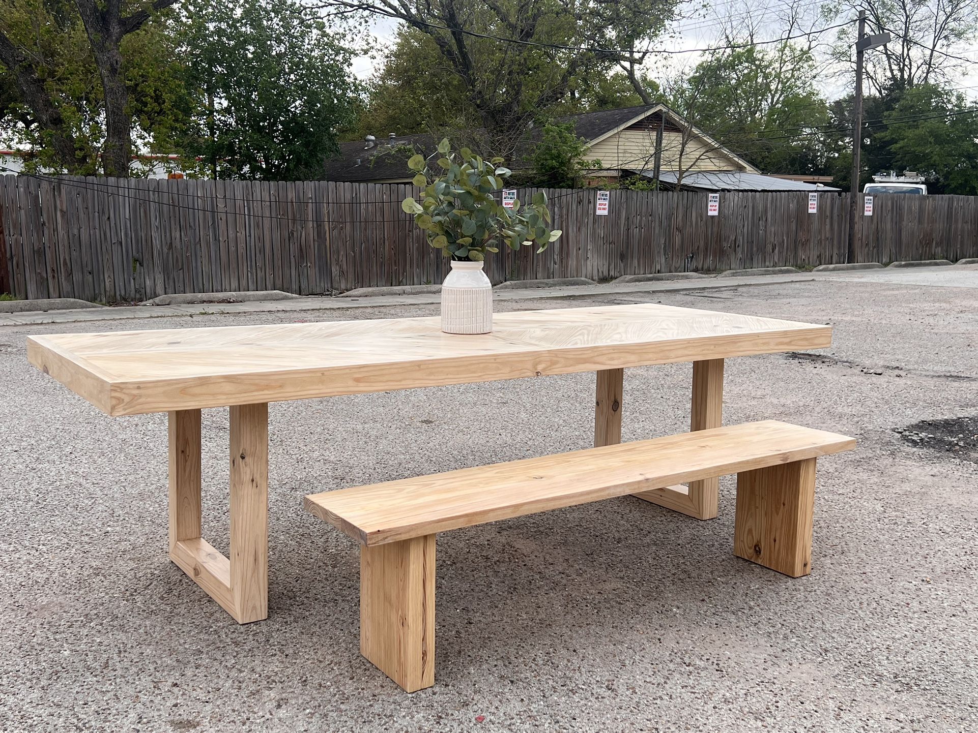 Outdoor Dining Table Plans Outdoor Farmhouse Picnic Table Custom