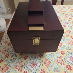 Vintage Kiwi Hand-Crafted Shoe Valet Shine Box With Accessories 