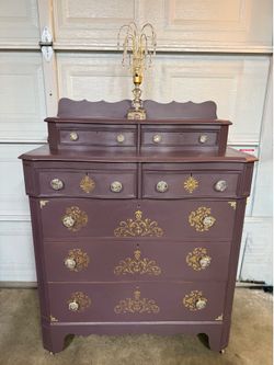 Vintage Wooden Dresser