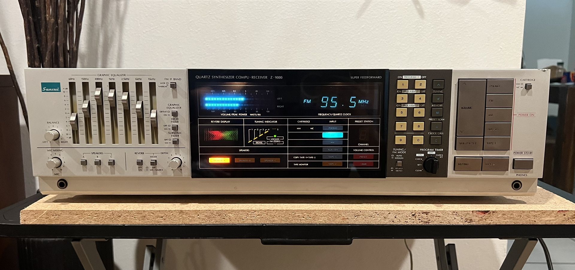 Sansui z-9000 Monster Receiver, perfect working condition with MM/MC Phono Section.