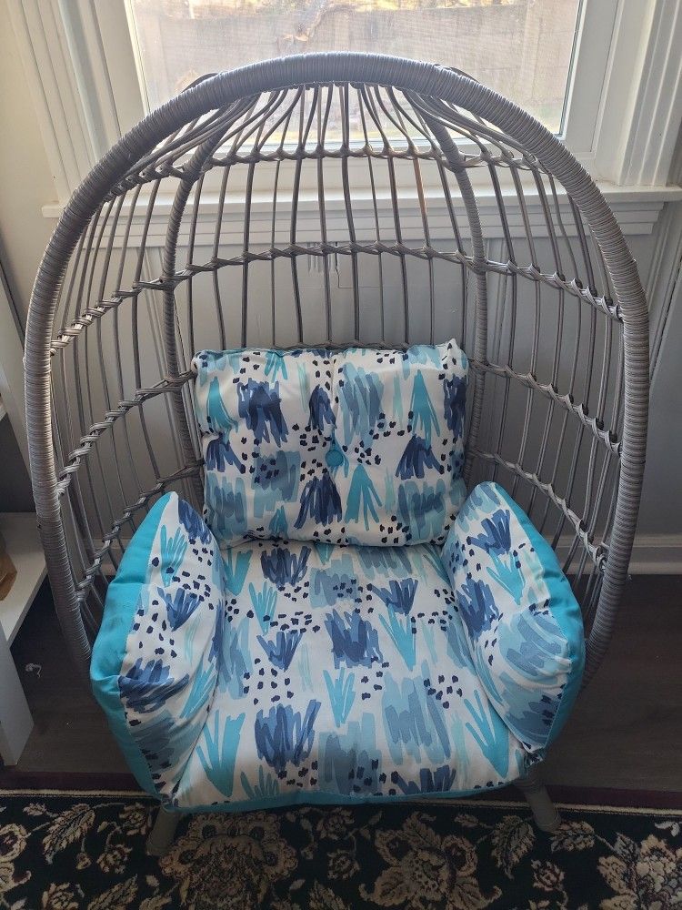 Wicker Egg Chair For Kids