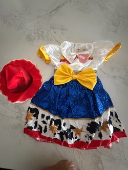Jessie Toy Story Girls Costume Dress with Hat