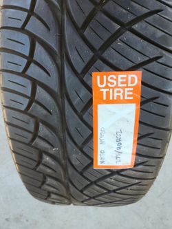 (1) NITTO NT420 275/40/20 GOOD USED TIRES