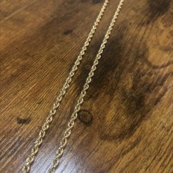 14 K Rope Chain