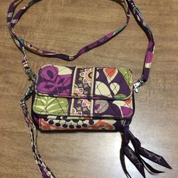 Vera Bradley3 in 1 crossbody bag in purple