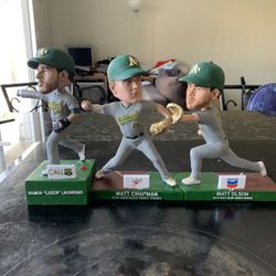 Oakland A’s 2019 bobbles road grays Custom 