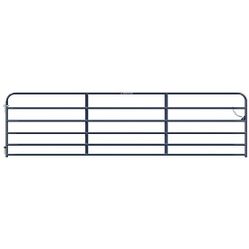 CountyLine 16 x 4ft. 6-Bar Heritage Utility Tube Farm Gate, Green