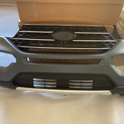 Complete Front Bumper Assembly With Grilles  For 2020 2021 2022 Ford Explorer 