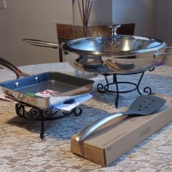 Jgo De Sarten De 12" Con Comalito 6.5 " Y Espátula Princess House!