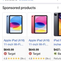 iPad 11 Inch WiFi 500gb