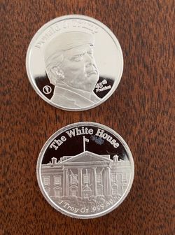 100 x 2020 Trump 0,999 silver coin.