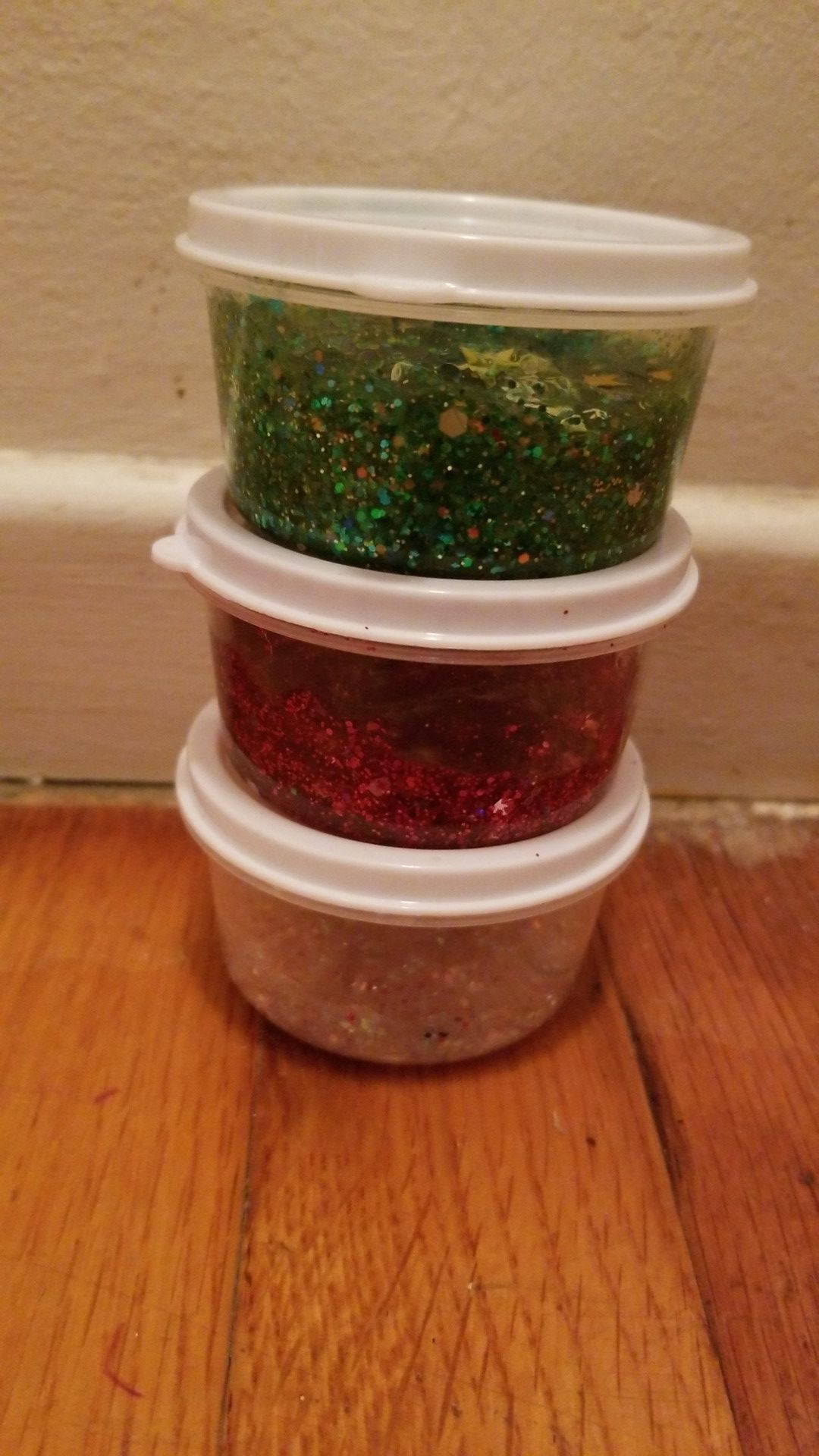 Glitter gels 2$ each I can make any color
