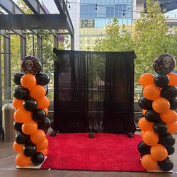 Balloon Decor And back Drop 