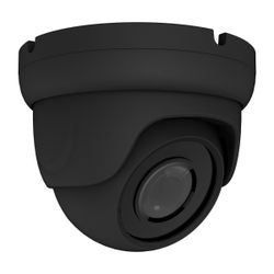 2MP IP FIXED VANDAL DOME W/ POE | BLACK HOUSING