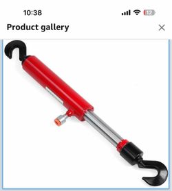 XtremepowerUS 26" Long 10-Ton Hydraulic Pull Back Ram for Porta Power Frame Machine Puller Body Shop Frame Tools Rotating Hook for Power Frame Machine