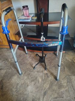 Drive walker & Cane