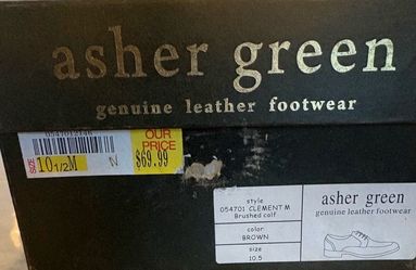 Men’s Asher Green Leather Shoes
