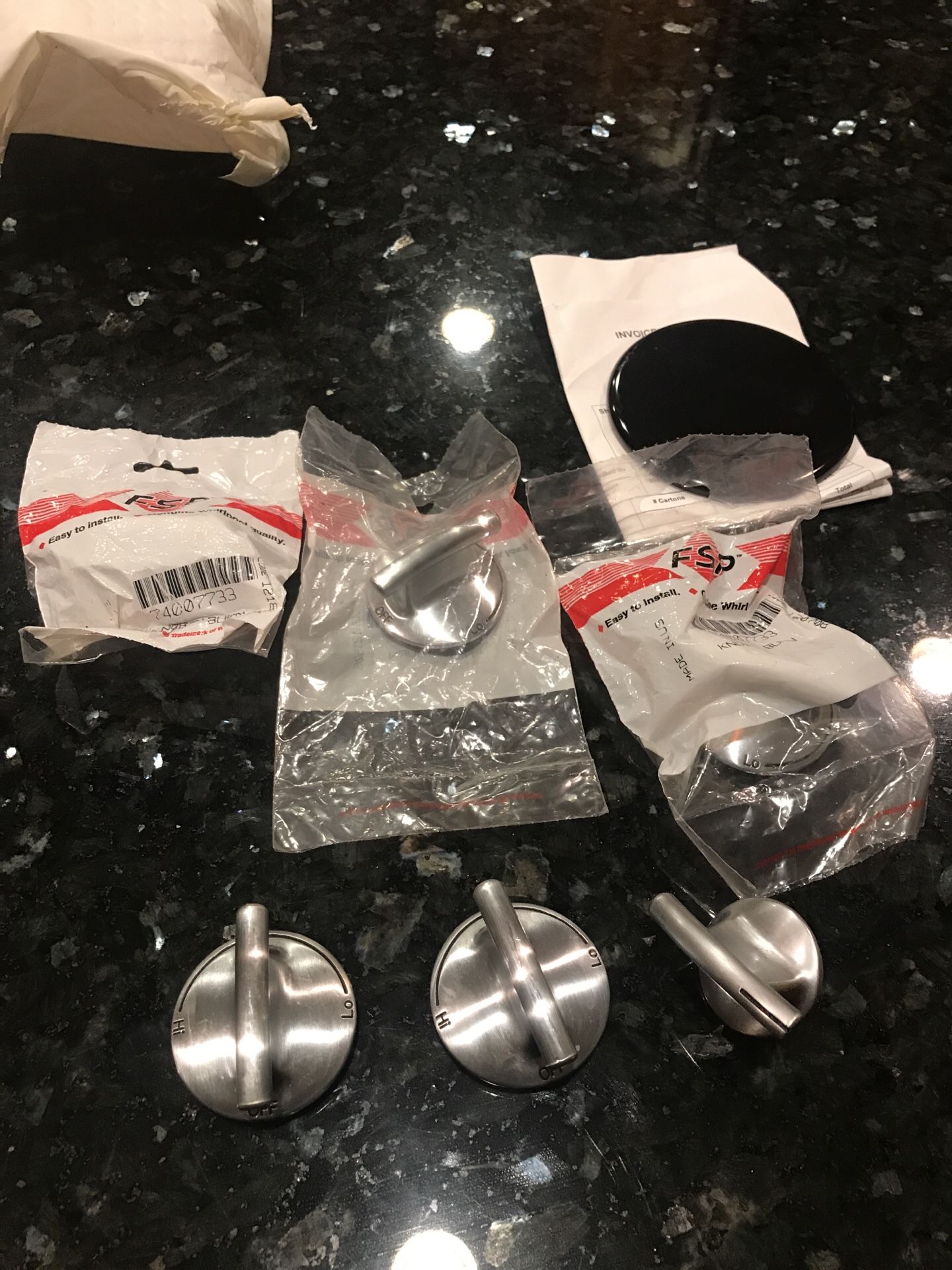 Jennair glass cooktop parts