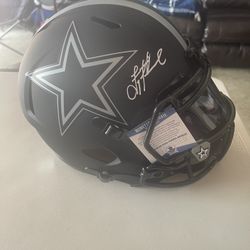 Troy Aikman Replica Helmet With COA