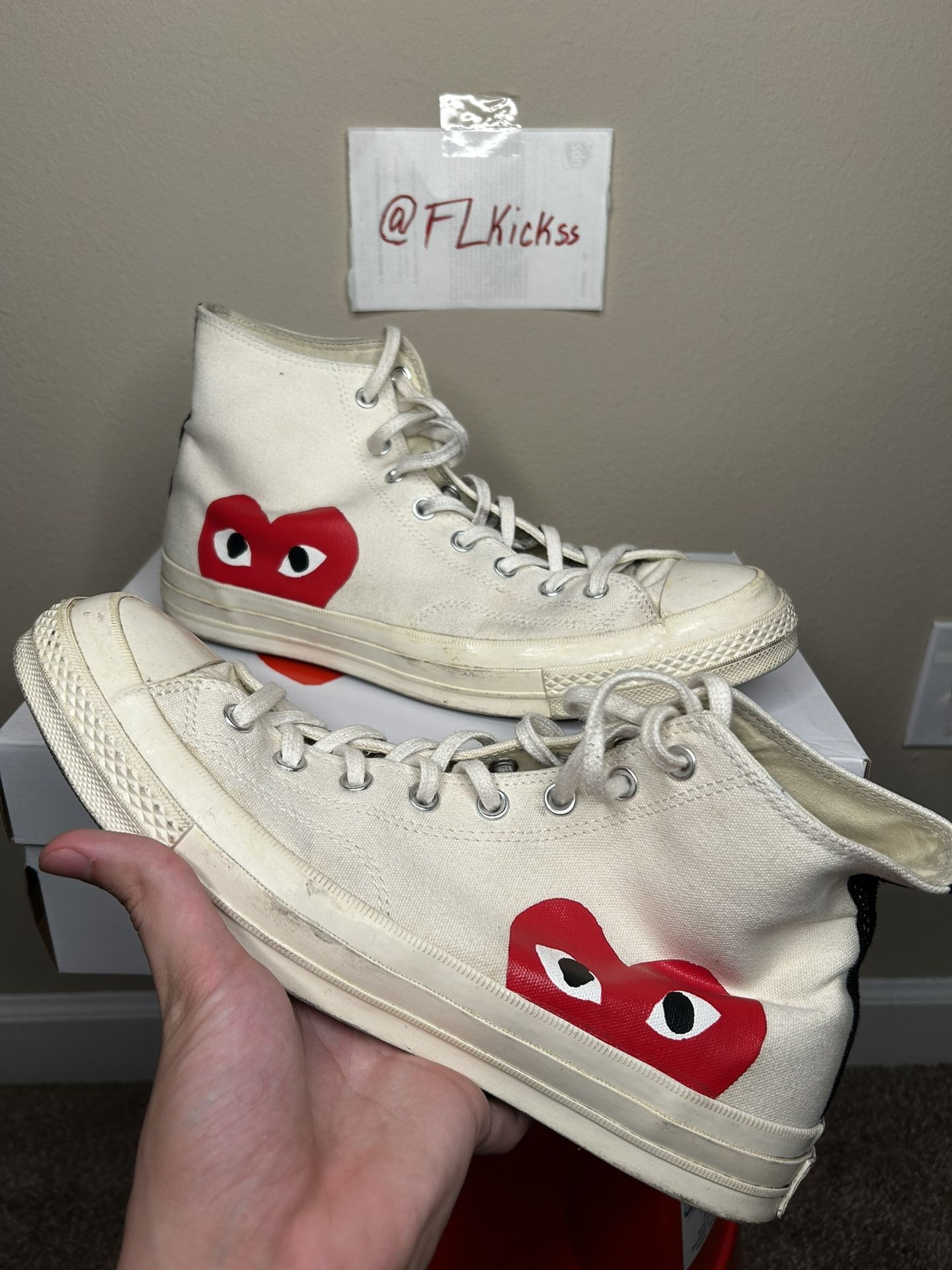 Converse Chuck Taylor All Star - Comme De Garçons White - Sz 12