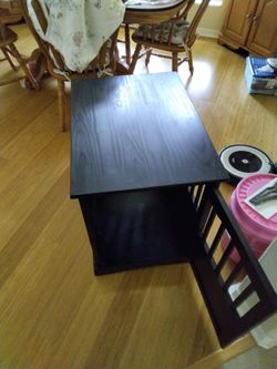 Dog crate furniture wooden