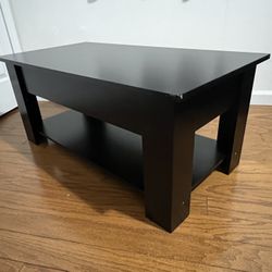 Lift Top Coffee Table - Black