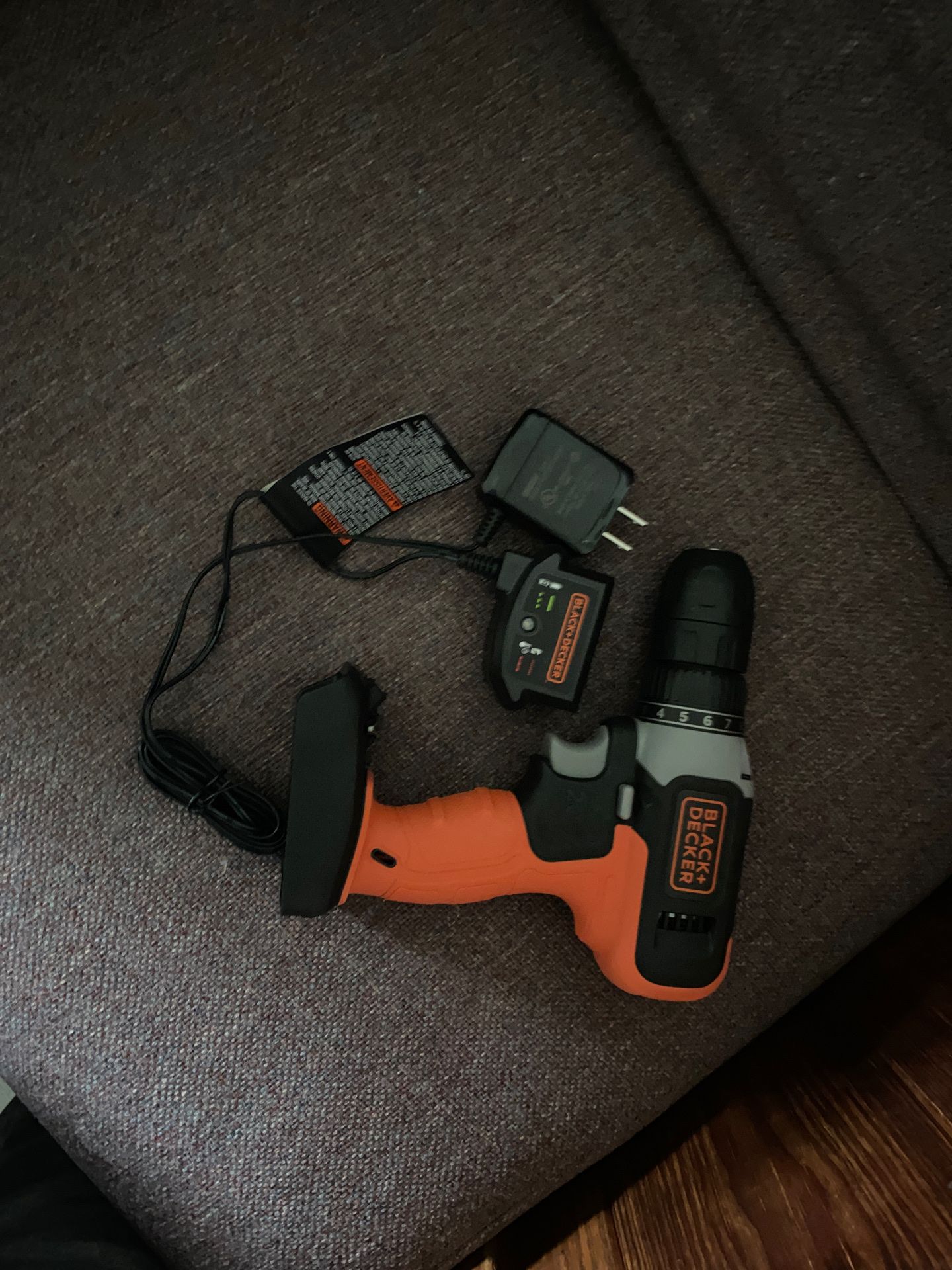 Black & Decker Power Drill + Charger