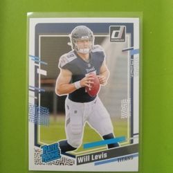 2023 Donruss Will Levis Rated Rookie Card 