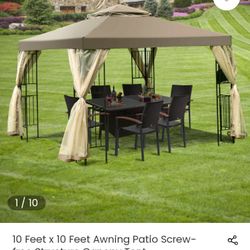 Gazebo Canopy Tent 10x20 $200
