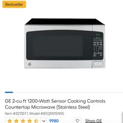 GE Countertop Microwave, likely new