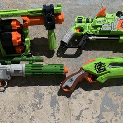 Nerf Zombie Strike Lot