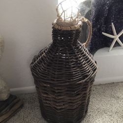 Basket With Glass Ball Top