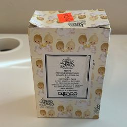 Precious Moments Boy In Santa’s Clothes Fig