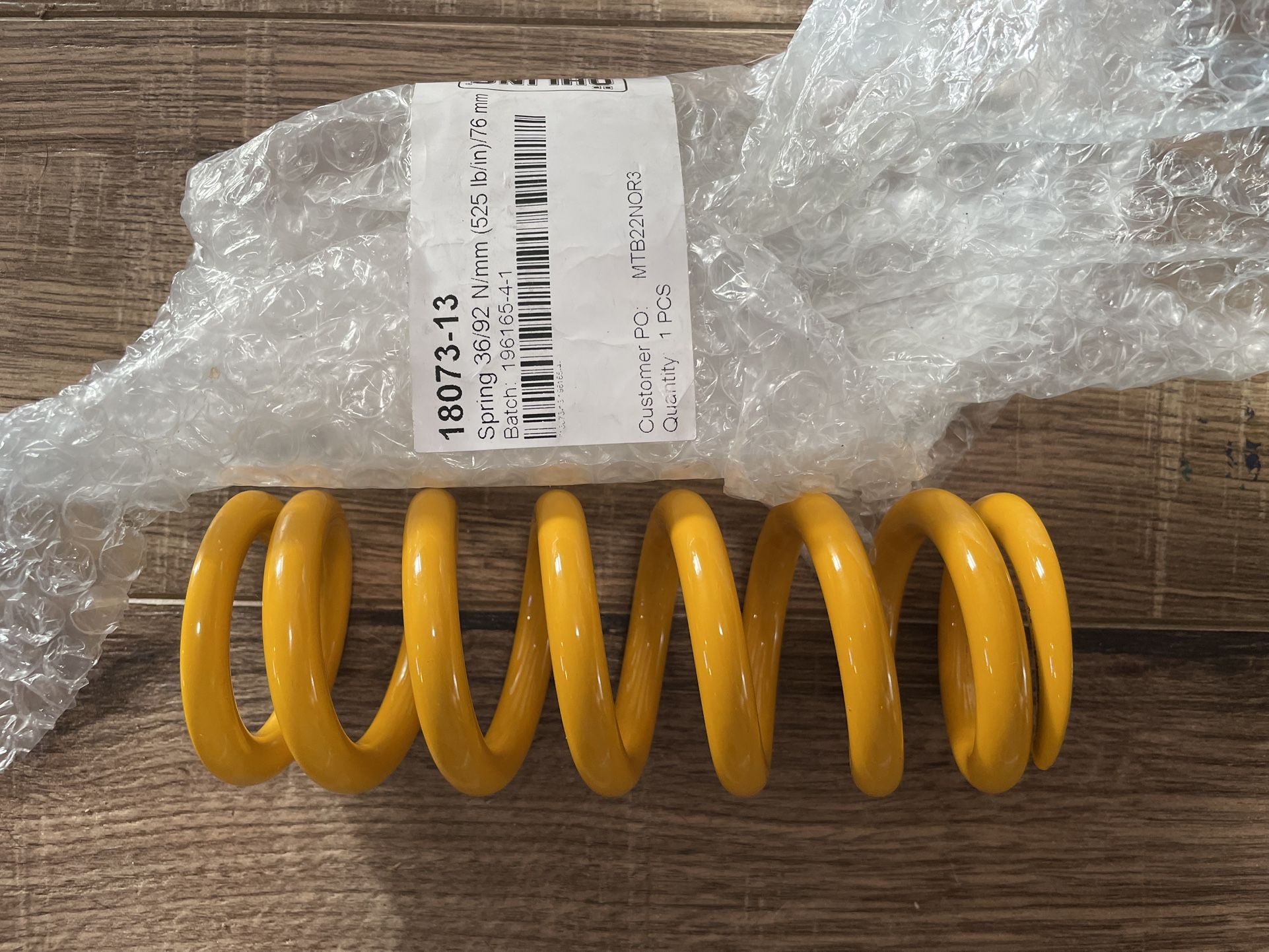 Various MTB coil Springs