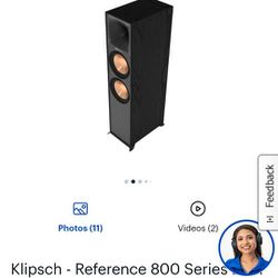Brand New Klipsch R800f2 Floor Speaker $325 Pickup In Oakdale 