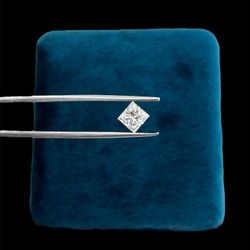 1.00 Ct Lab Grown Certified Princess Shape Diamond 