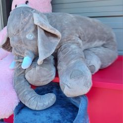 Large Stuffed Animal Elephant 