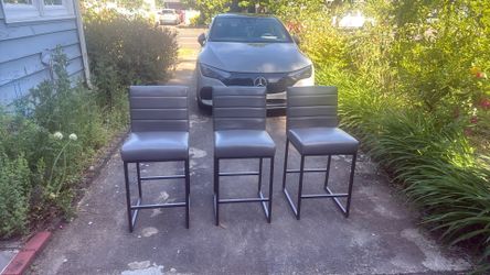 Brand New Leather Bar Stools