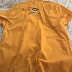 Thunderbird 50th anniversary shirt bright orange