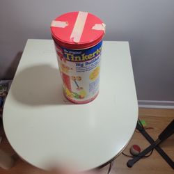 Tinkertoy Vintage 1986 Playskool Original Canister 