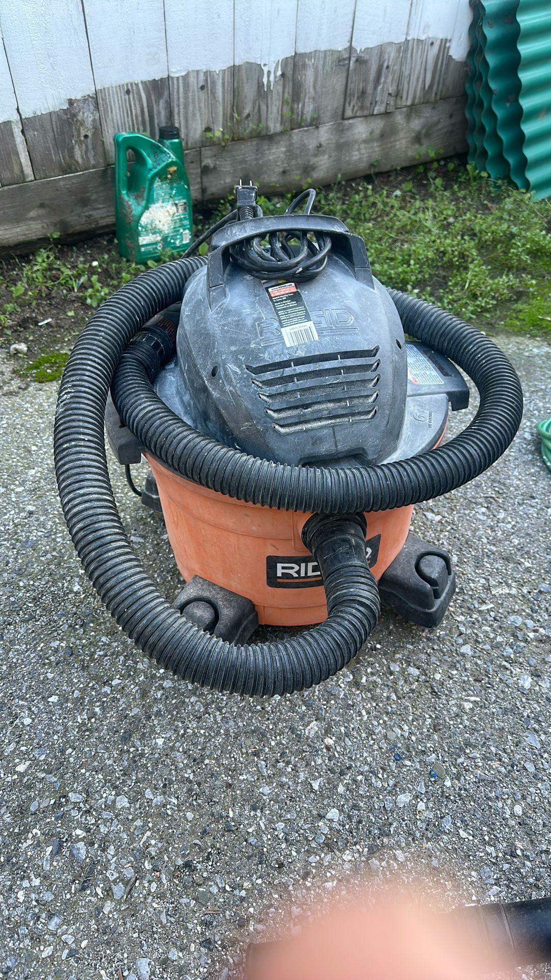 Ridgid Vacuum